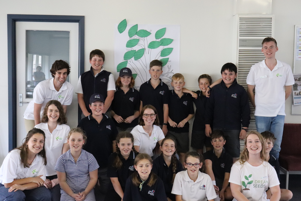 DreamSeeds team with Lake Bolac primary school.